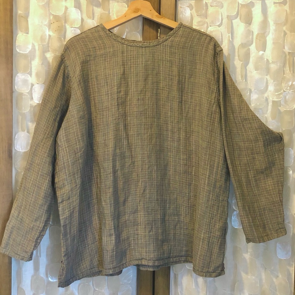 Flax 100% Linen Relaxed Fit Tunic